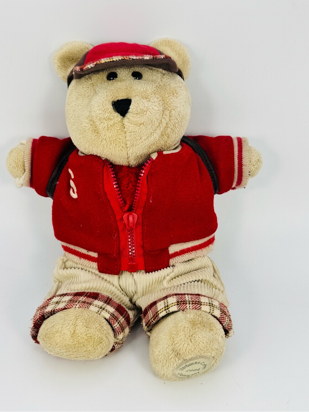 VTG Starbucks Back To School Barista Bear Original 2004 Plush Stuffed Animal